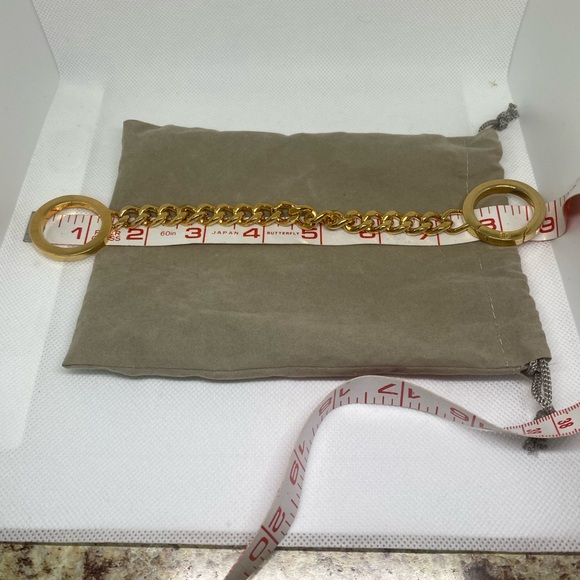 Preowned )Ralph Lauren,necklace/bracelet set,gold color - Picture 7 of 8